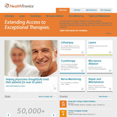 HealthTronics site image